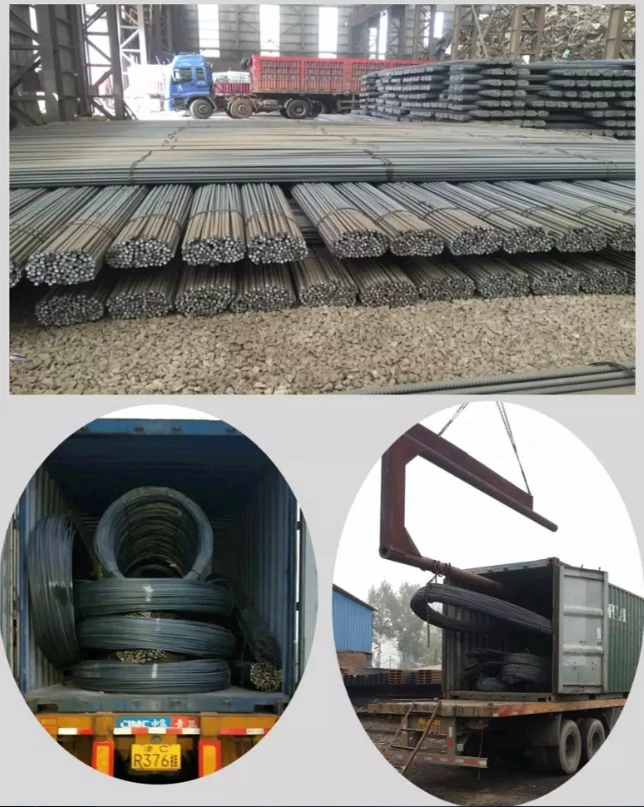 Hot Rolled HRB335 HRB500 Steel Rebar Price Per Ton Tmt Bars Steel Construction Iron Rods Medium-High /Low-Carbon Reinforce Deformed Steel Rebar