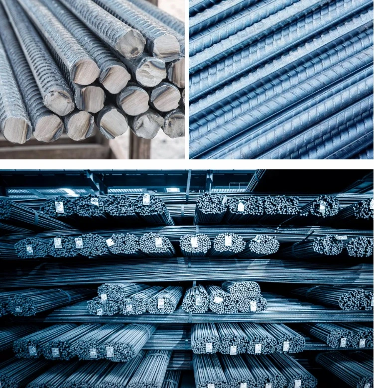 Hot Rolled HRB335 HRB500 Steel Rebar Price Per Ton Tmt Bars Steel Construction Iron Rods Medium-High /Low-Carbon Reinforce Deformed Steel Rebar